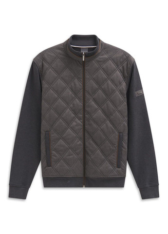 Серая демисезонная мужская куртка серый Bugatti