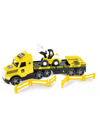 Грузовик с бульдозером (Magic Truck Technic), 27 см (Срок доставки до 10 дней!) Wader (386157228)