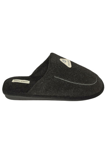 Черные тапочки мужские войлок черный Jomix