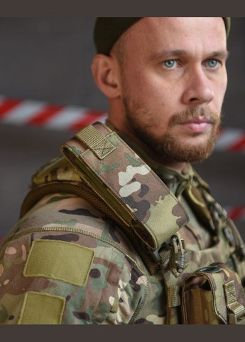 Тактична плитоноска з підсумками Tetrazion мультикам No Brand (317900591)