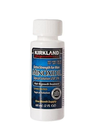 Экстра сильный раствор Minoxidil 5% для восстановления роста волос для мужчин 1 флакон Kirkland (280265738)