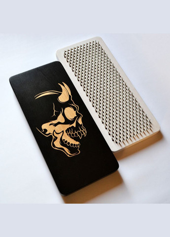 Дошка Садху (Sadhu) "Альфа та Омега", дошка з цвяхами для йоги, крок 10мм. Оцинковані цвяхи No Brand (301482781)