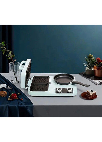 Мультимейкер гриль + електроплита 2 в 1 для приготування їжі Light Green No Brand (366303796)