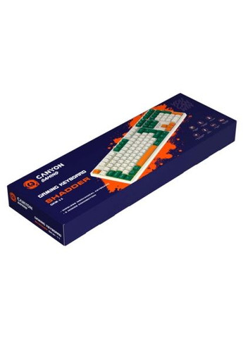 Клавиатура Canyon Shadder GKW-11 RGB Silent Wireless/Bluetooth/USB UA White (CND-SKBW11) VAG Shadder GKW-11 RGB Silent Wireless/Bluetooth/USB U (360977987)