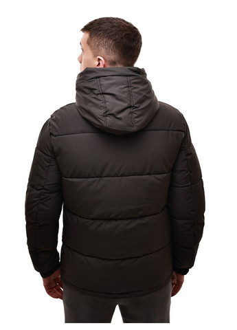 Темно-сіра зимня куртка зимова чоловіча TE