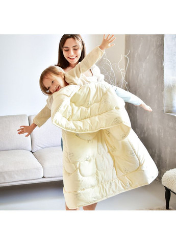 Набір дитячий зимовий у ліжечко вовняна ковдра 100х135 см та подушка 40х60 см теплий для дітей PAPAELLA (367726775)