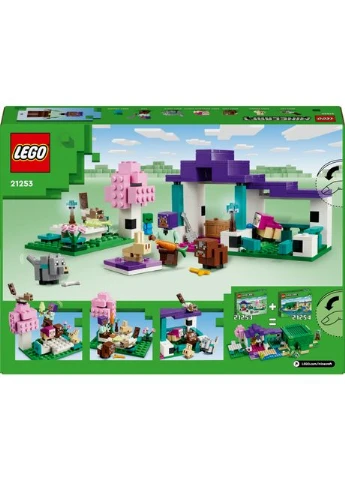 Конструктор Minecraft Приют для животных (21253) Lego (296622426)