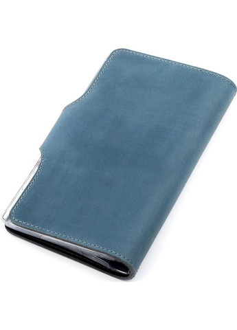 Візитниця велика 13906 шкіряна Синя Shvigel (329151774)