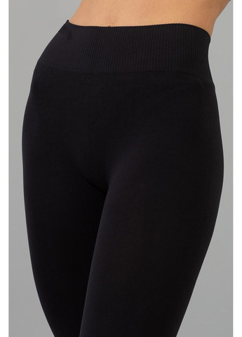 Черные демисезонные леггинсы бесшовные средней плотности leggings model 1 Giulia