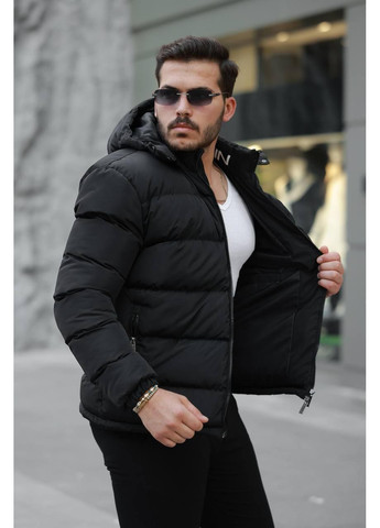 Чорна зимня чоловіча куртка пуховик зимовий до -25 куртка-лайнер Calvin Klein