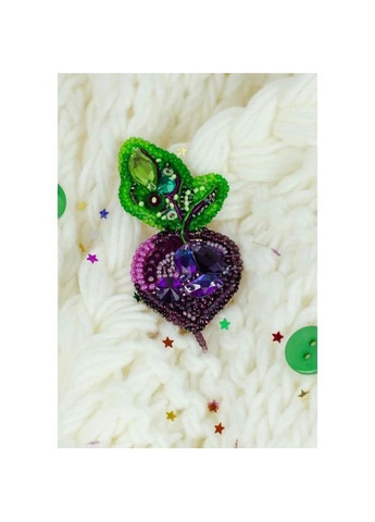 Набір для вишивання бісером прикраси "Бурячок" -231 на натуральному полотні AD (321971423)