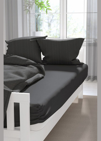 Простирадло на резинці колір чорний ЦБ-00277712 Lelit (330274337)