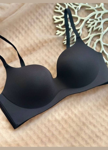 Чорний безшовний бюстгальтер безшовний Mandhari без кісточок