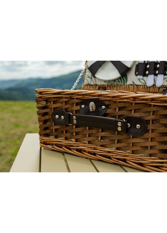 Корзина для пикника на 2 персоны 38 x 26 x 18 см LU010 LUGI (369143579)