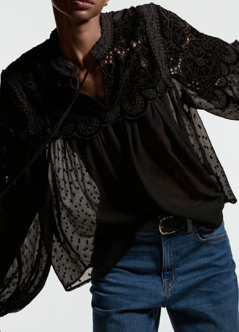 Чорна блузка H&M