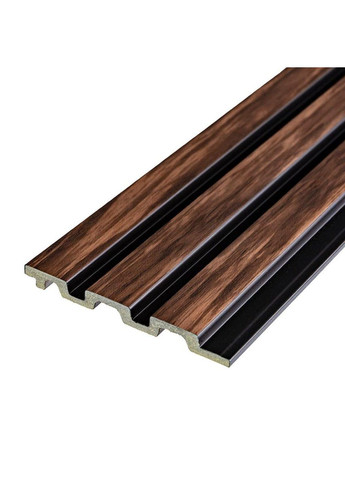 Рельс декоративный PS 2900х120х12мм Темный орех SW-00001745 Sticker Wall (354661678)