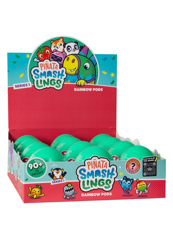 Набір фігурок в яйці Веселі герої, 2 фігурки в асортименті () Piñata Smashlings SL2009 (333299173)