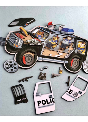 Пазл-сортер "Поліція" ПСФ 111 Ubumblebees (297129468)