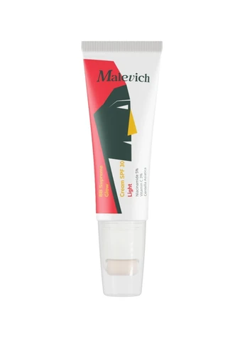 Сяючий ВВ крем SPF 30 Світлий бежевий М-1200 (2171-01) 50 мл Malevich (399836619)