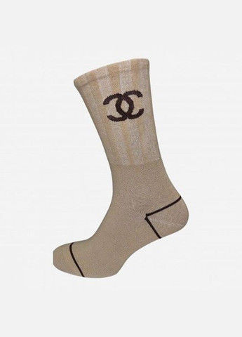 Набор женских носков высоких хлопковых Лана Chanel 10 пар Ассорти No Brand (278369133)