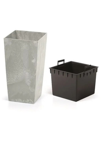 Горшок для растений Urbi Square Beton 16,3 л 5905197266831 Prosperplast (316627449)