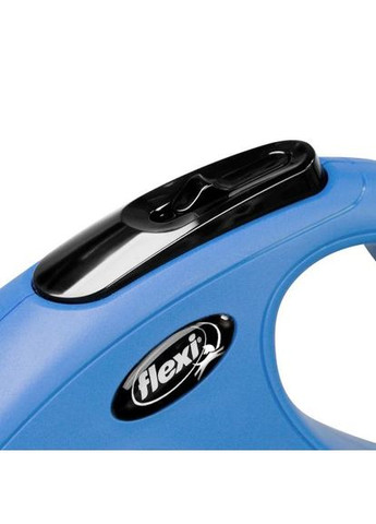 Поводок-рулетка New Classic для собак, с тросом, размер M 5 м/20 кг (синяя) Flexi (364750005)