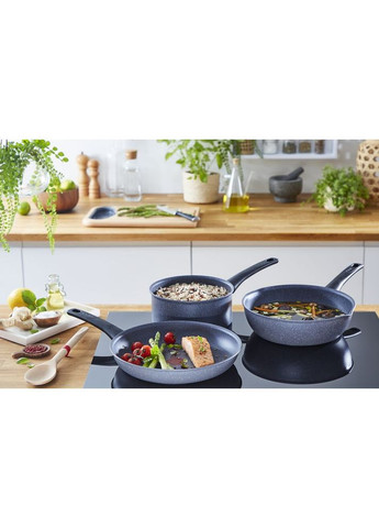 Сковорода WOK Healthy Chef G1501972 28 см серая Tefal (364107929)