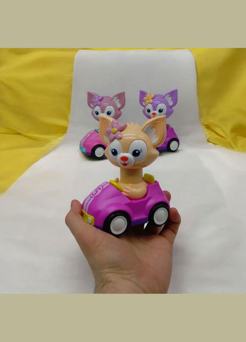 Машинка заводна "Лінабель", голова тріскачка (бузкова) MIC (307251598)