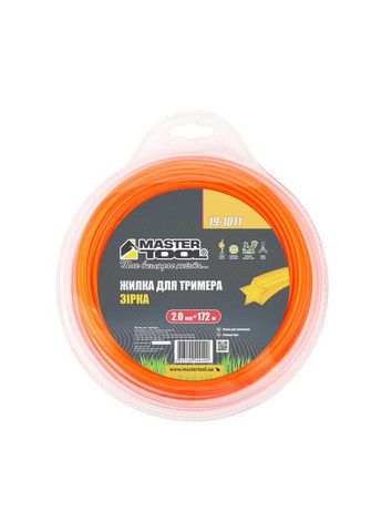 Жилка для тримера ЗІРКА 2,00 мм 172 м блістер 19-1011 Mastertool (364121342)