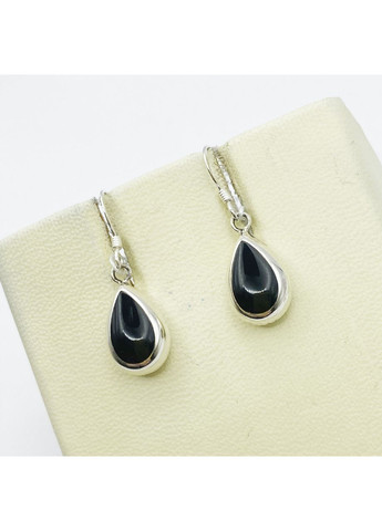 Серьги серебряные с агатом и перламутром 2,14 г No Brand (369736780)