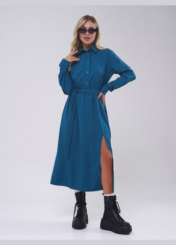 Зеленое платье sa-555 зеленое ISSA PLUS однотонное