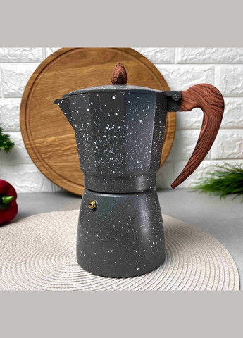 Містка гейзерна алюмінієва кавоварка на 9 чашок А-Плюс (303209366)