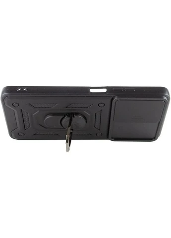 Чехол накладка Ummi Camshield Serge Ring для Xiaomi Redmi Note 12 4G двухслойный силикон черный No Brand (402177414)