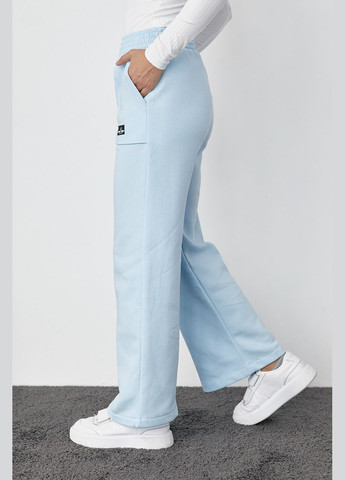 Трикотажні штани на флісі з накладними кишенями Liton (297373627)