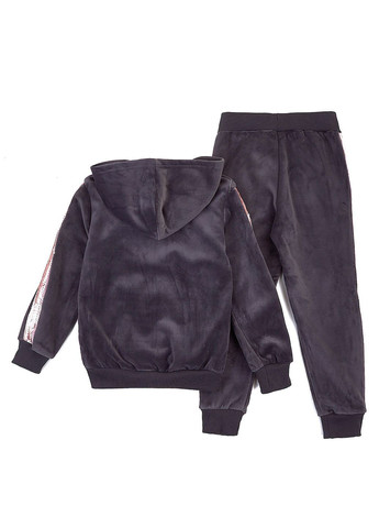 Сірий зимній спортивний костюм F&D 3953
