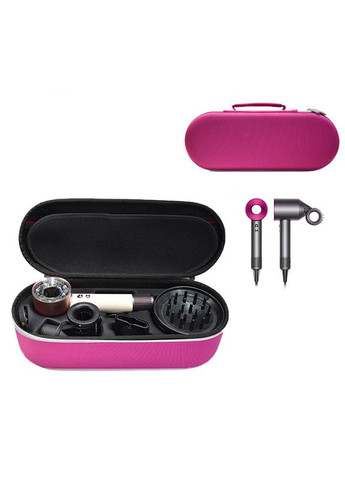 Сумка для зберігання фена DYSON Supersonic HD01- HD16 з насадками каркасна Рожева ( код: IBH063P ) No Brand (365722065)