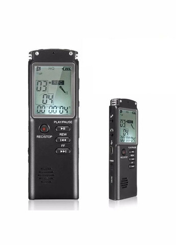 Диктофон цифровий з великим екраном GS-T60, пам'ять 32 Гб, стерео, акумуляторний (100321) Savetek (321960276)