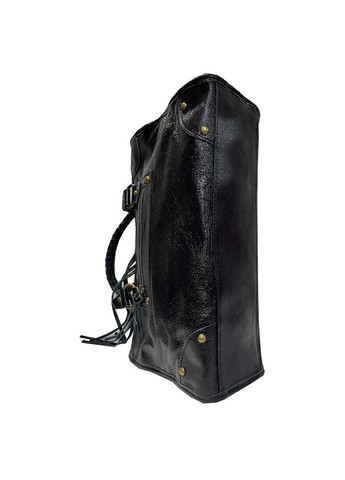 Сумка женская кожаная черная (Д/Ш/В) 36/9/20 (см) Felicita (336377693)