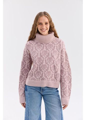 Пудровий демісезонний светр "мар'яна" MEREZHKA