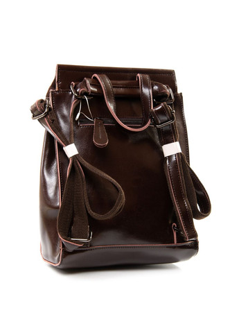 Рюкзак жіночий коричневий натуральна шкіра код 25-8504 Уцінка (читайте опис) PTR No Brand (317769198)