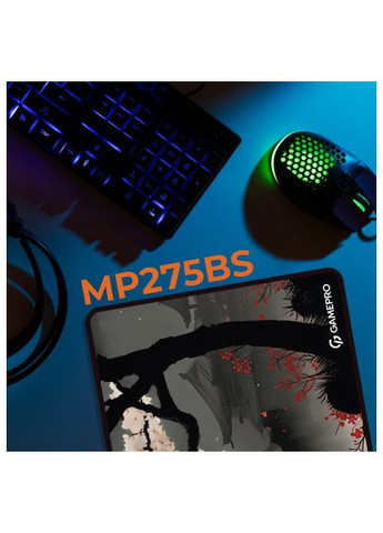 Коврик для мышки (MP275BS) GAMEPRO Speed/Control Black-Red (369878711)