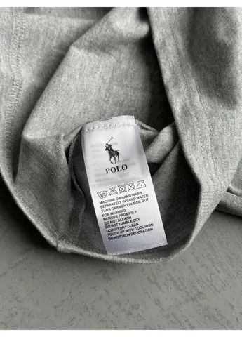 Футболка світло сіра поло чоловіча однотонна з логотипом U.. Polo Stone Island - (409177204)