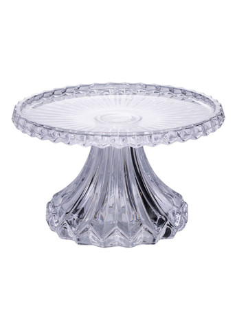 Тортовница на ножке Ø26 см стеклянная подставка для торта, капкейков, пирожных HP-19-138S Yiwu (370800626)