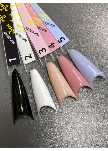 Кольоровий топ для гель-лаку без липкого шару Top Color 12 мл, 1 Чорний You Posh (303106153)