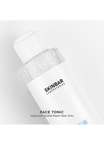 Тонік для обличчя зволожувальний з гіалуроновою кислотою і ніацином Hyaluronic Acid & Niacin Face Tonic 150ml (816323-326) SKINBAR (368868977)