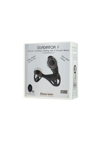 Насадка на член с вибрацией Adrien Lastic Gladiator с пультом LRS размер F, два двигателя No Brand (366877797)