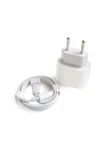 Зарядний пристрій Apple 20W Type-C з кабелем Lightning No Brand (388433952)