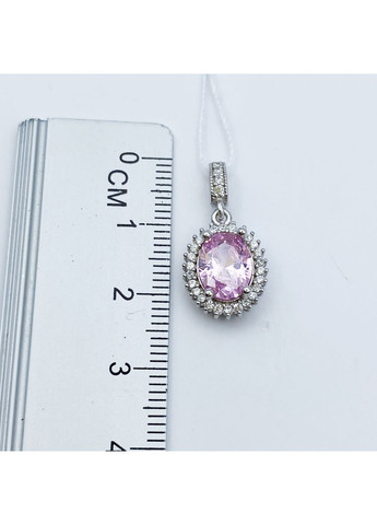 Кулон срібний з кубічним цирконієм 2,2 г No Brand (369737616)