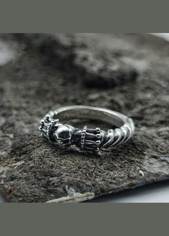 Кольцо перстень с черепом и красивым узором, размер регулируемый Fashion Jewelry (285766196)