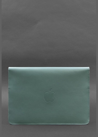 Шкіряний чохол-конверт на магнітах для MacBook 13 Бірюзовий (A-027557) BlankNote (329899491)